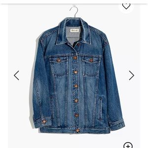 Madewell Oversized Jean Jacket - Wortham Wash